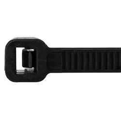 Black Cable Ties 200 x 7.6mm 100PK
