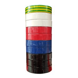 Insulation Tape 20m x 19mm MIXED - 10 Pack