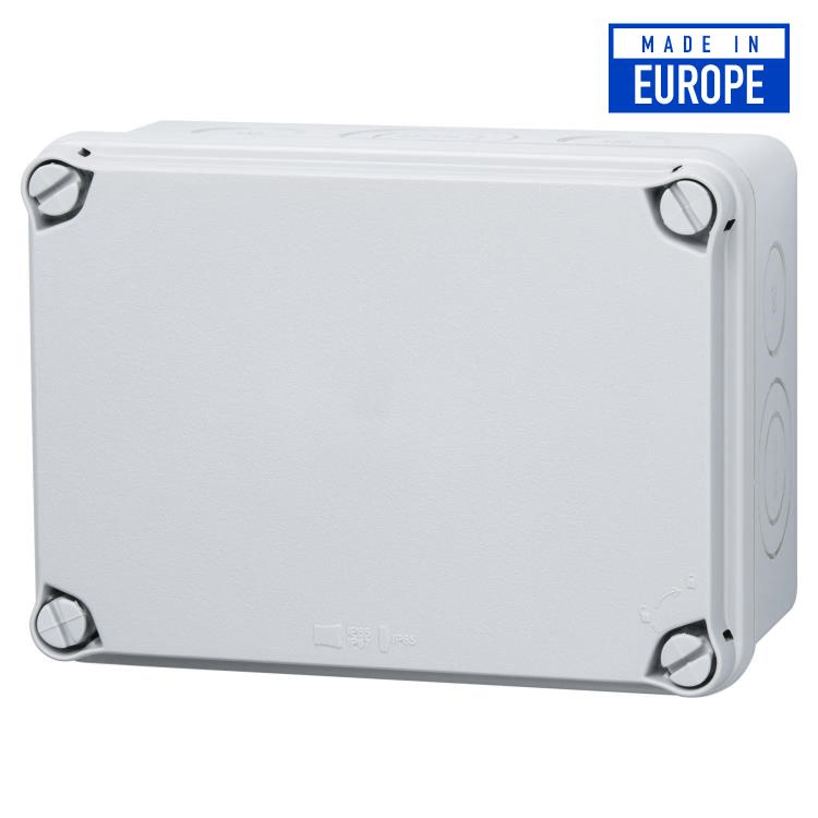 Voltex IP67 (162 x 116 x 76mm) Junction Box with knock-outs