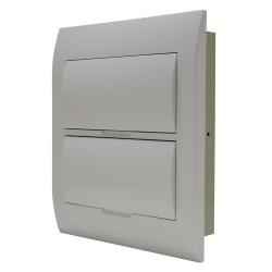 Switchboard Flush Mounting 24 Way - White Door