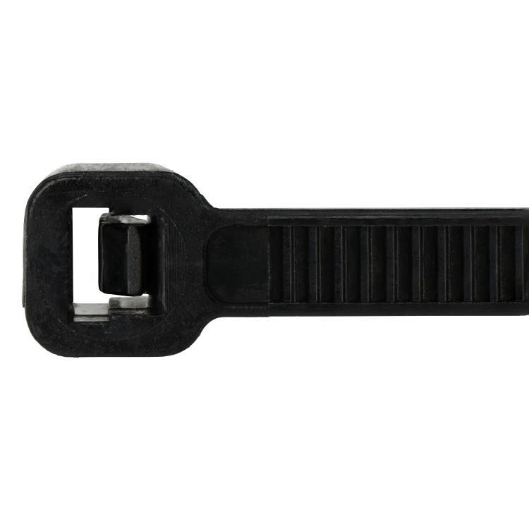Black Cable Ties 300 x 4.8mm - 100 Pack