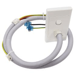 Hot Water Cylinder Connection Kit Including 34mm Mounting Block & Connectors