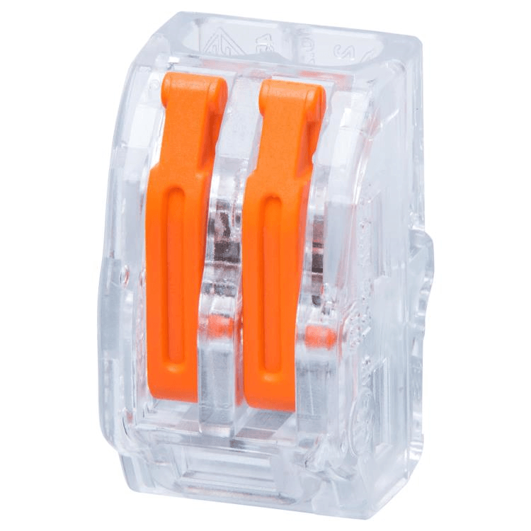 2-Conductor Terminal Blocks with levers - 100 Pack